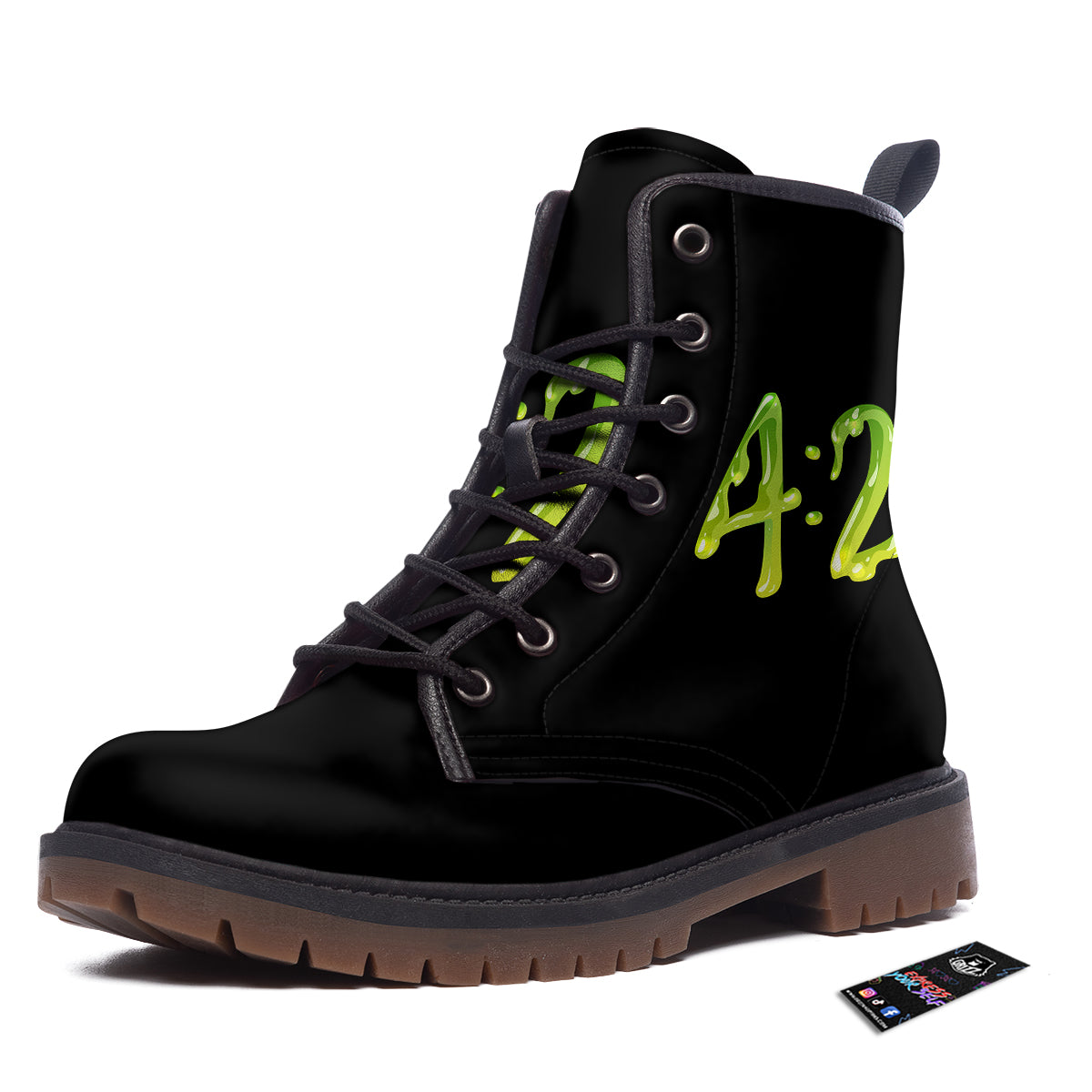 Cannabis Day 420 Print Work Boots-grizzshop