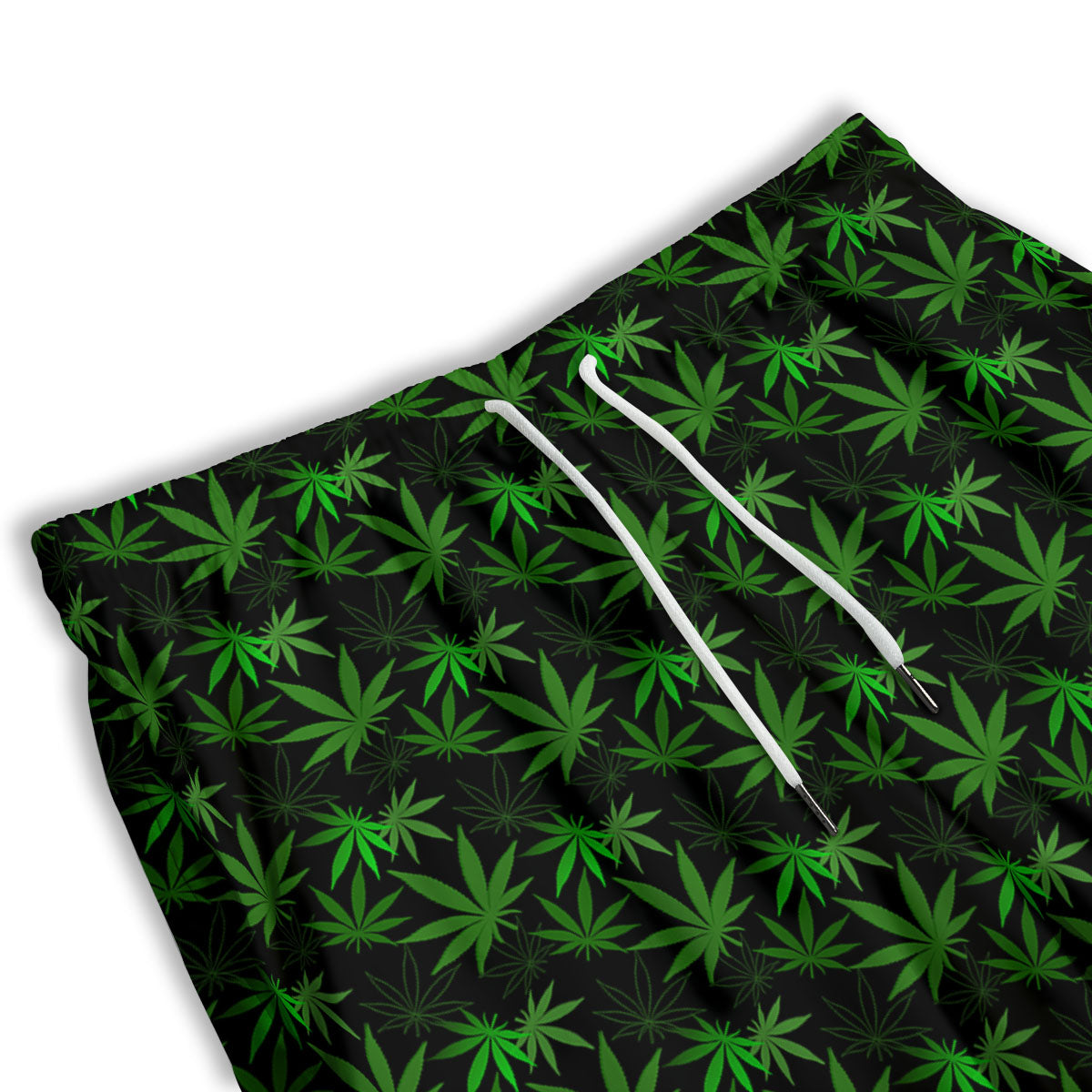 Cactus And Happy Llama Print Pattern Men's Athletic Shorts