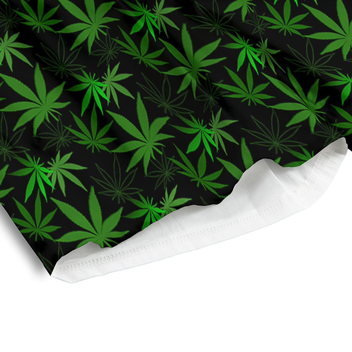 Cactus And Happy Llama Print Pattern Men's Athletic Shorts