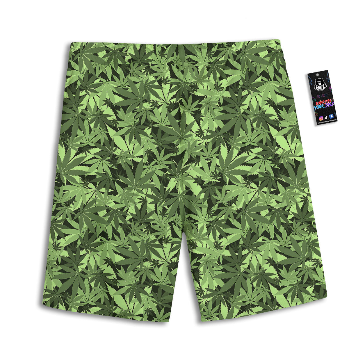 Camo Hunting Print Pattern Men's Athletic Shorts