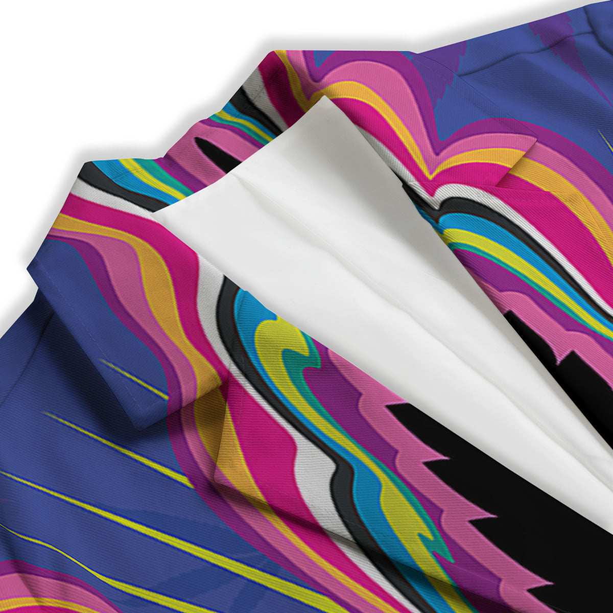 Cannabis Leaf Psychedelic Print Women's Blazer-grizzshop