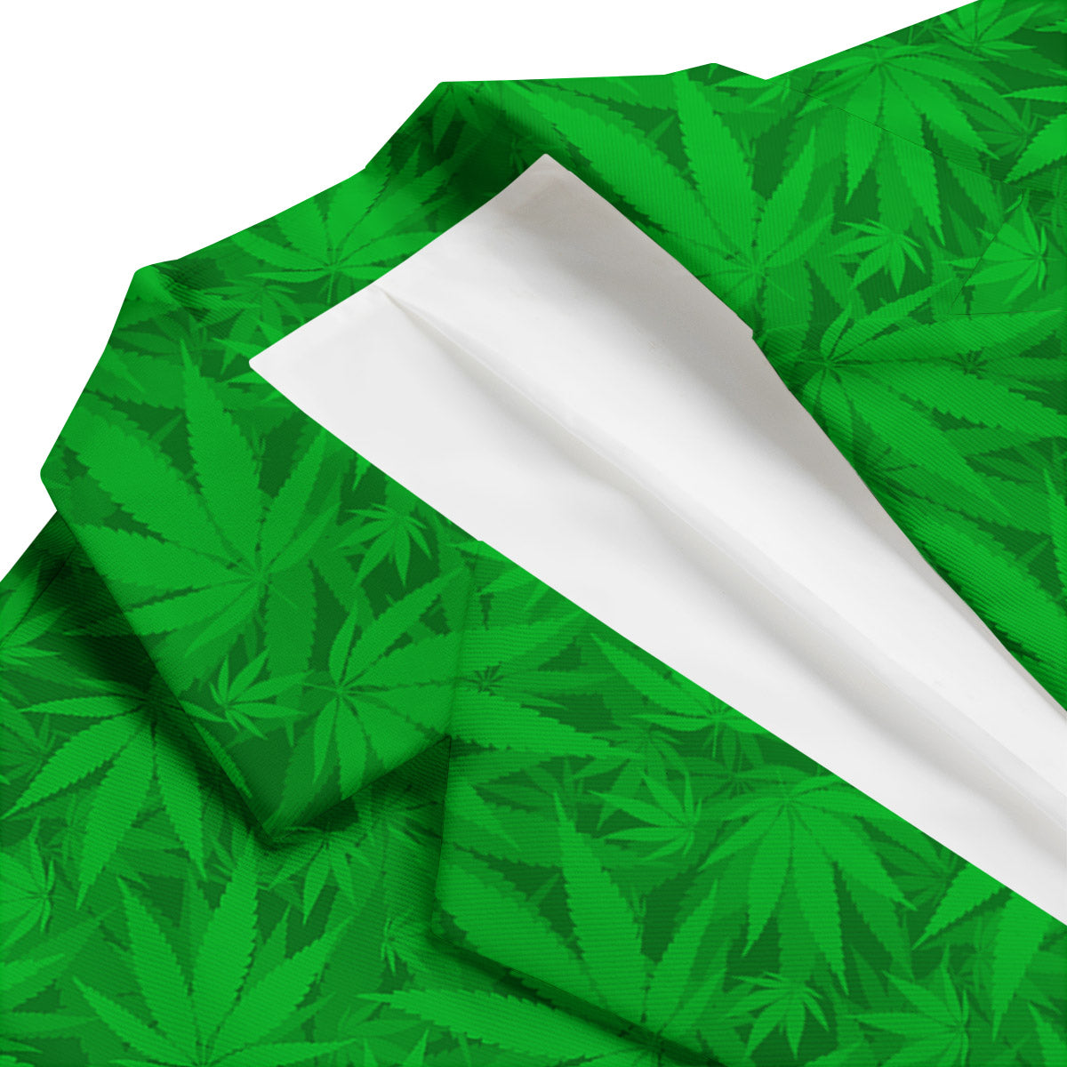 Cannabis Leaves Print Pattern Men's Blazer-grizzshop