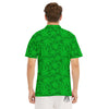 Cannabis Leaves Print Pattern Men's Golf Shirts-grizzshop