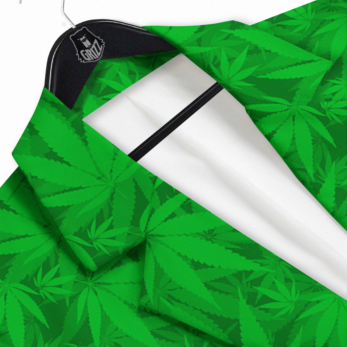 Cannabis Leaves Print Pattern Men's Sport Coat-grizzshop