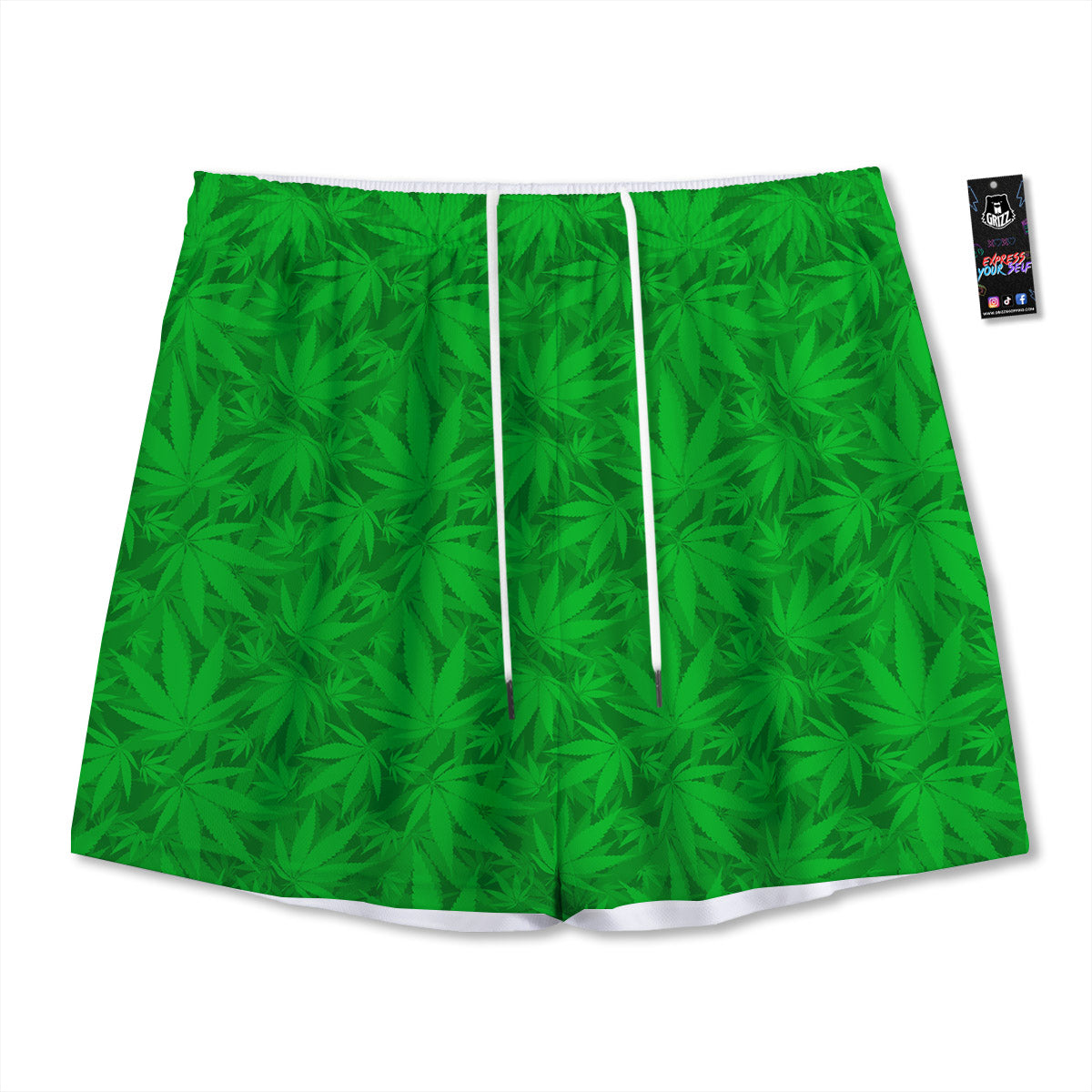 Clown Halloween Print Mesh Shorts
