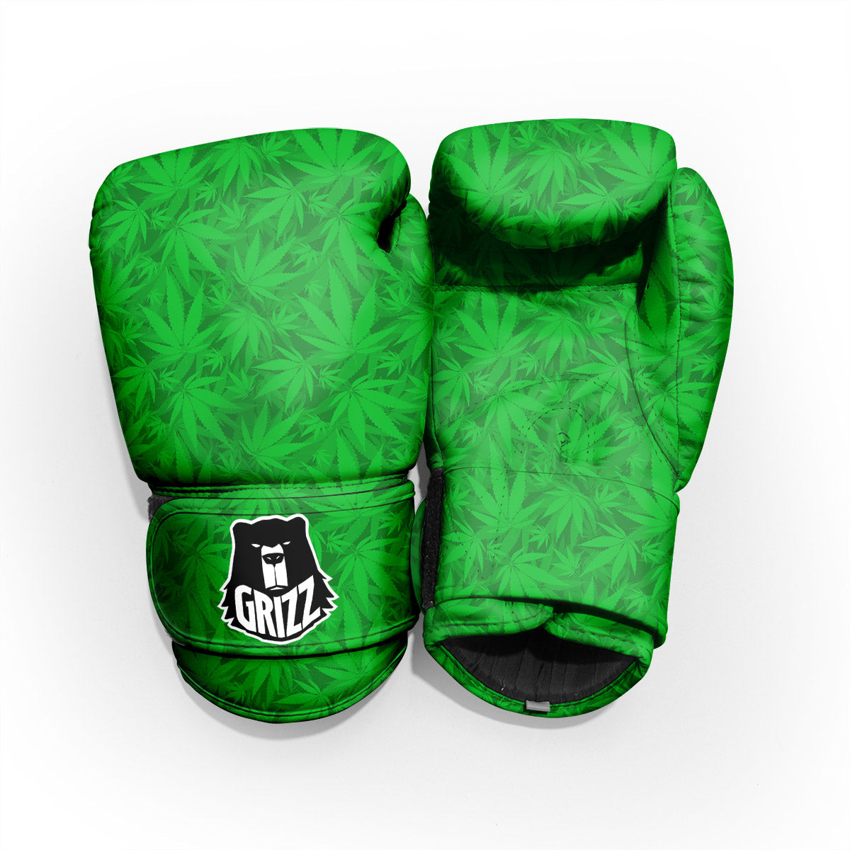 Cannabis Leaves Print Pattern Pro Boxing Glove