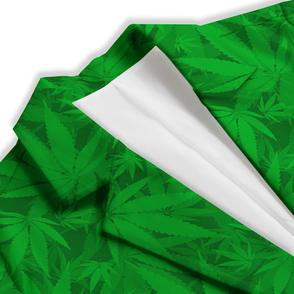 Cannabis Leaves Print Pattern Women's Blazer-grizzshop