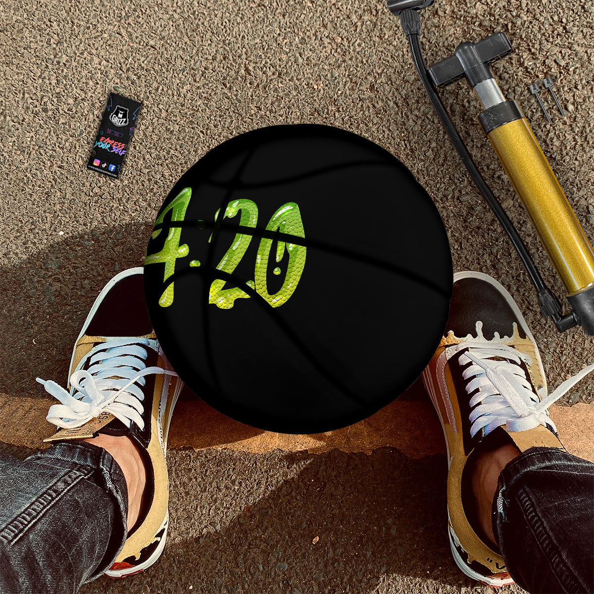 Cannabis Day 420 Print Basketball