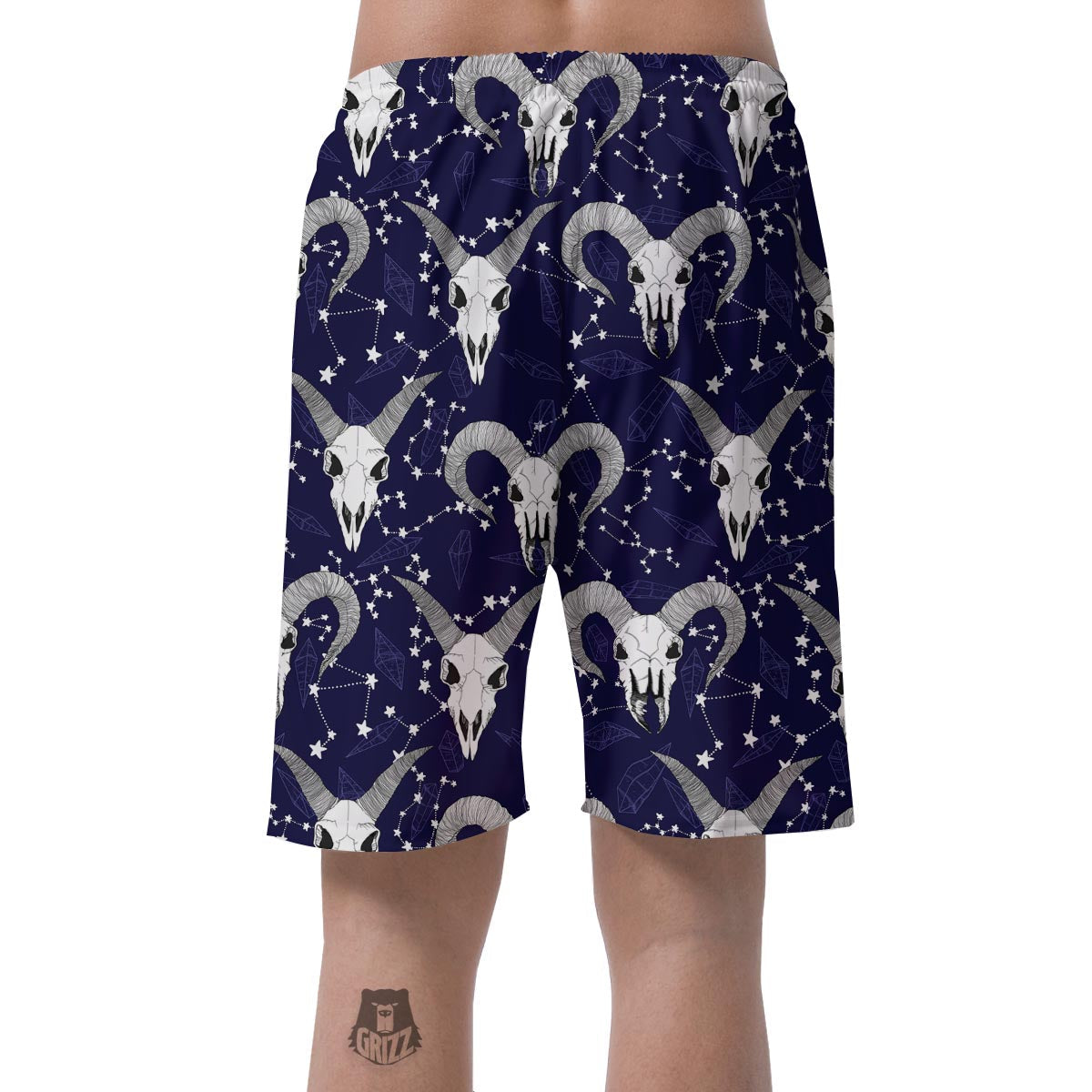 Capricorn Astrology Magic Witch Men's Shorts-grizzshop