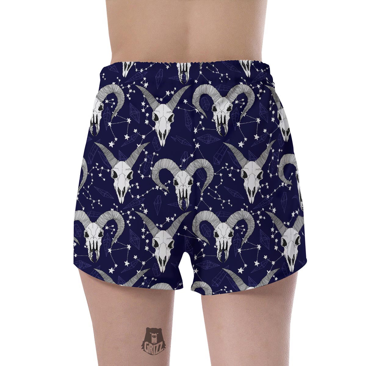 Capricorn Astrology Magic Witch Women's Shorts-grizzshop