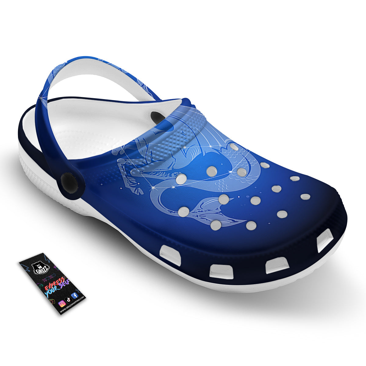 Capricorn Constellation Print Clog-grizzshop