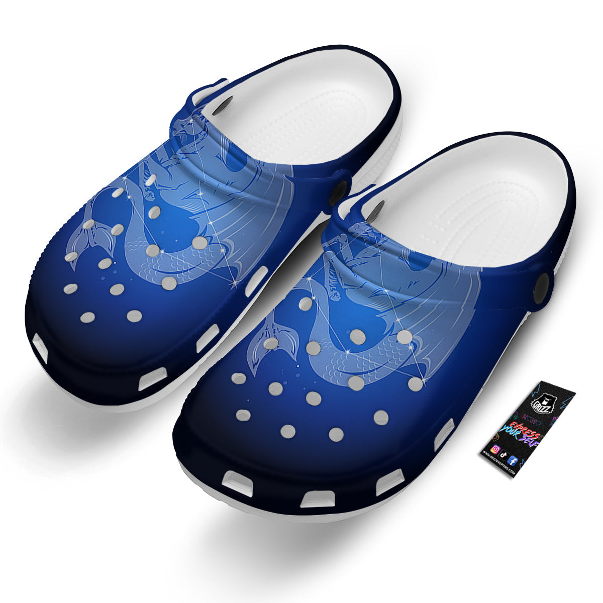 Capricorn Constellation Print Clog-grizzshop