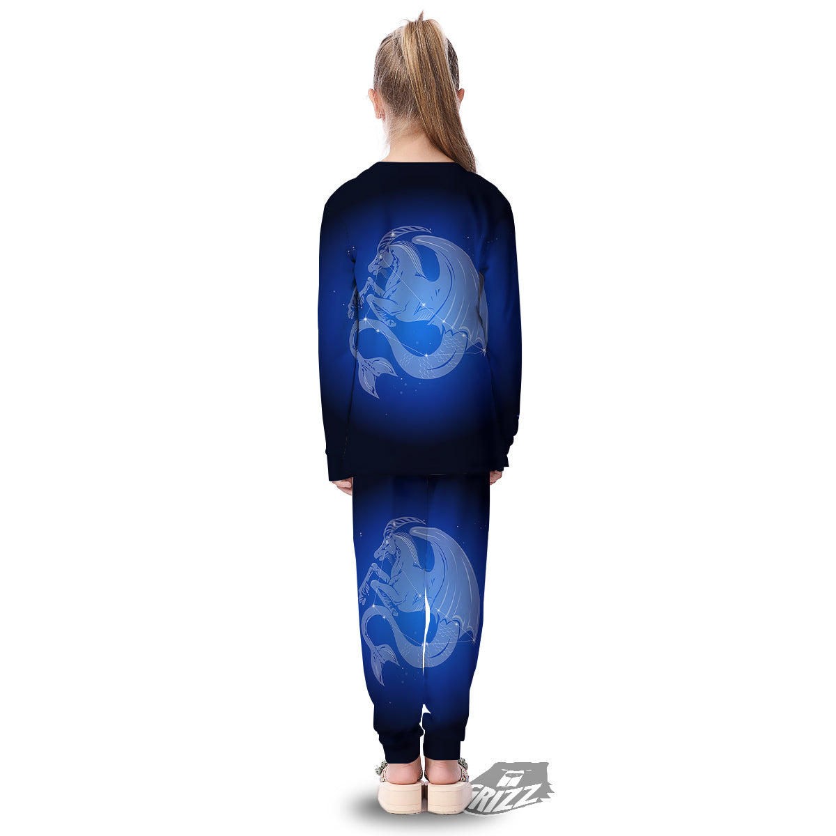 Capricorn Constellation Print Kid's Pajamas-grizzshop