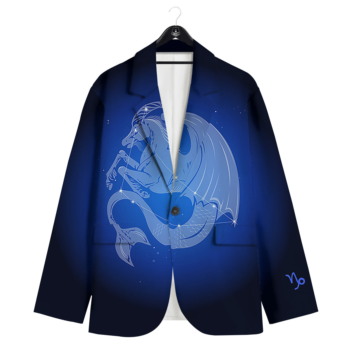 Capricorn Constellation Print Men's Sport Coat-grizzshop