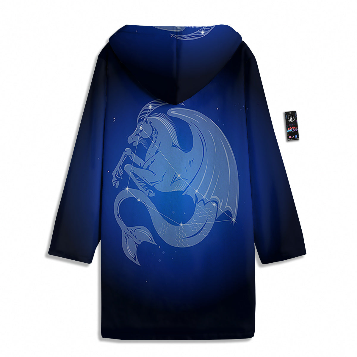 Capricorn Constellation Print Men's Windbreaker Jacket-grizzshop