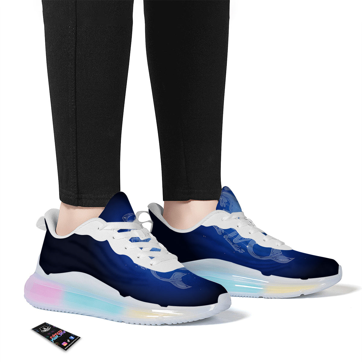 Capricorn Constellation Print Running Sneakers-grizzshop
