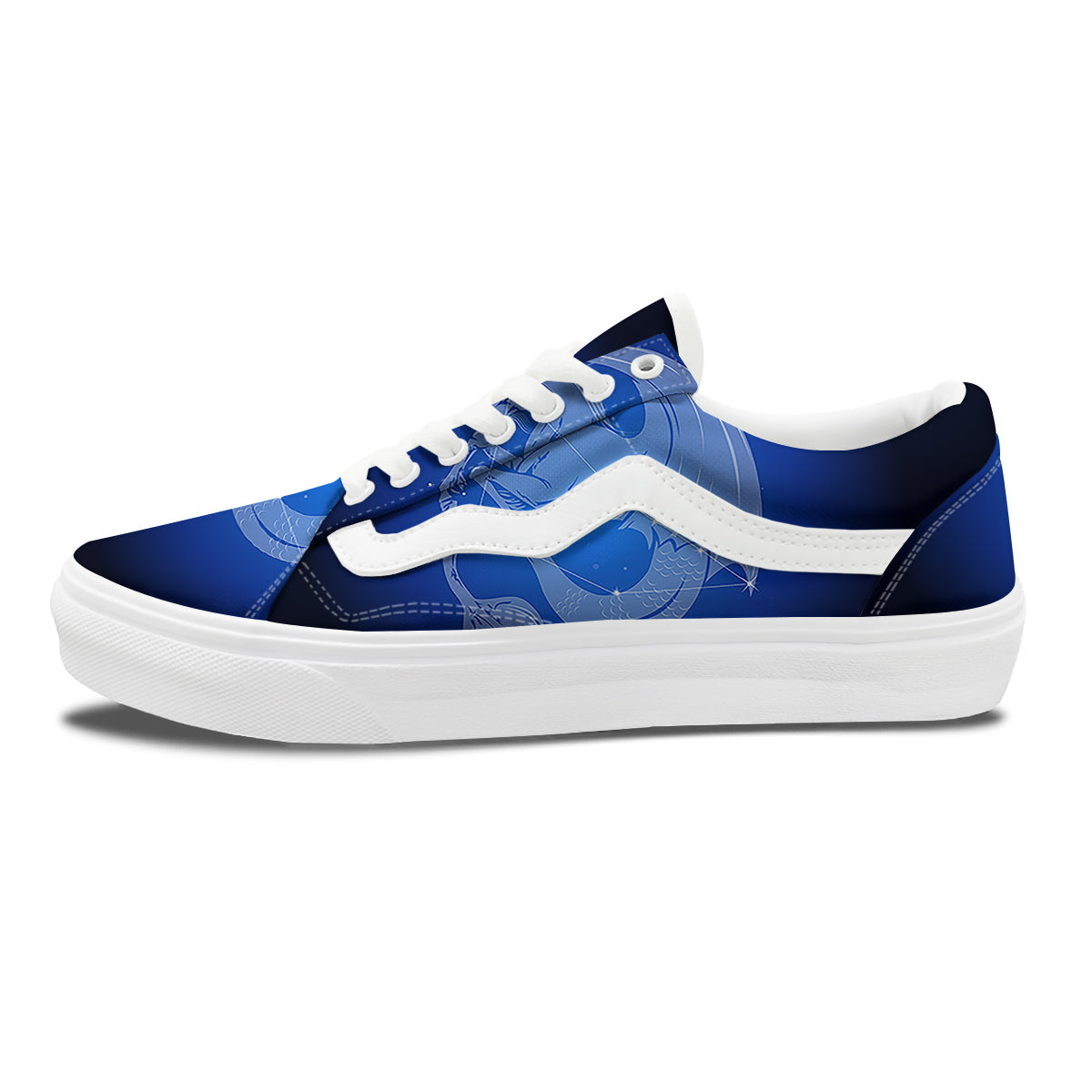 Capricorn Constellation Print Skate Shoes-grizzshop