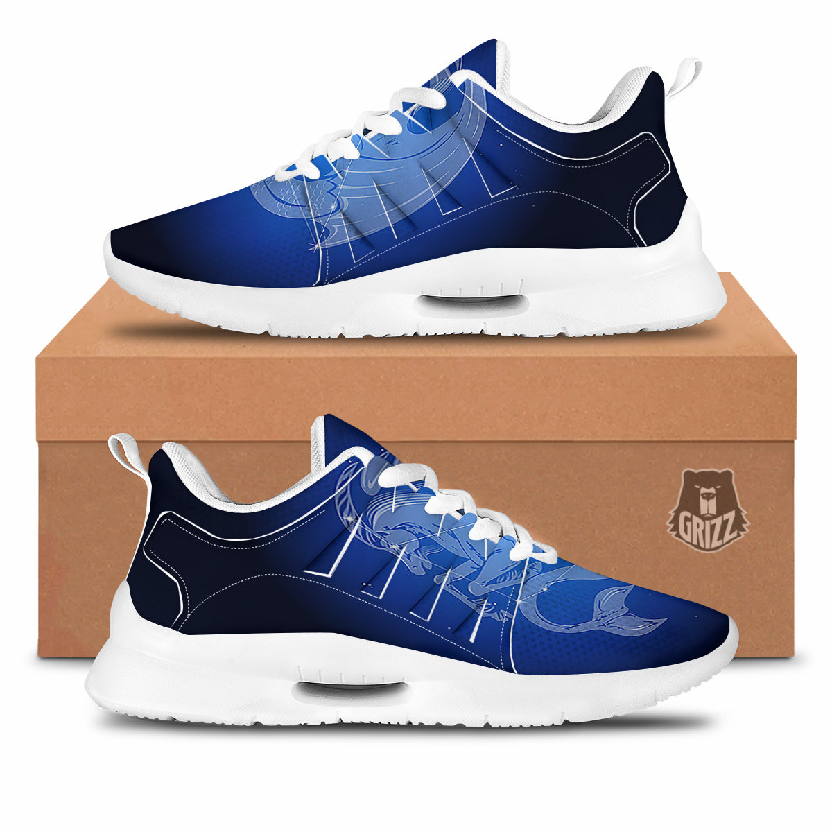Capricorn Constellation Print Tennis Shoes-grizzshop