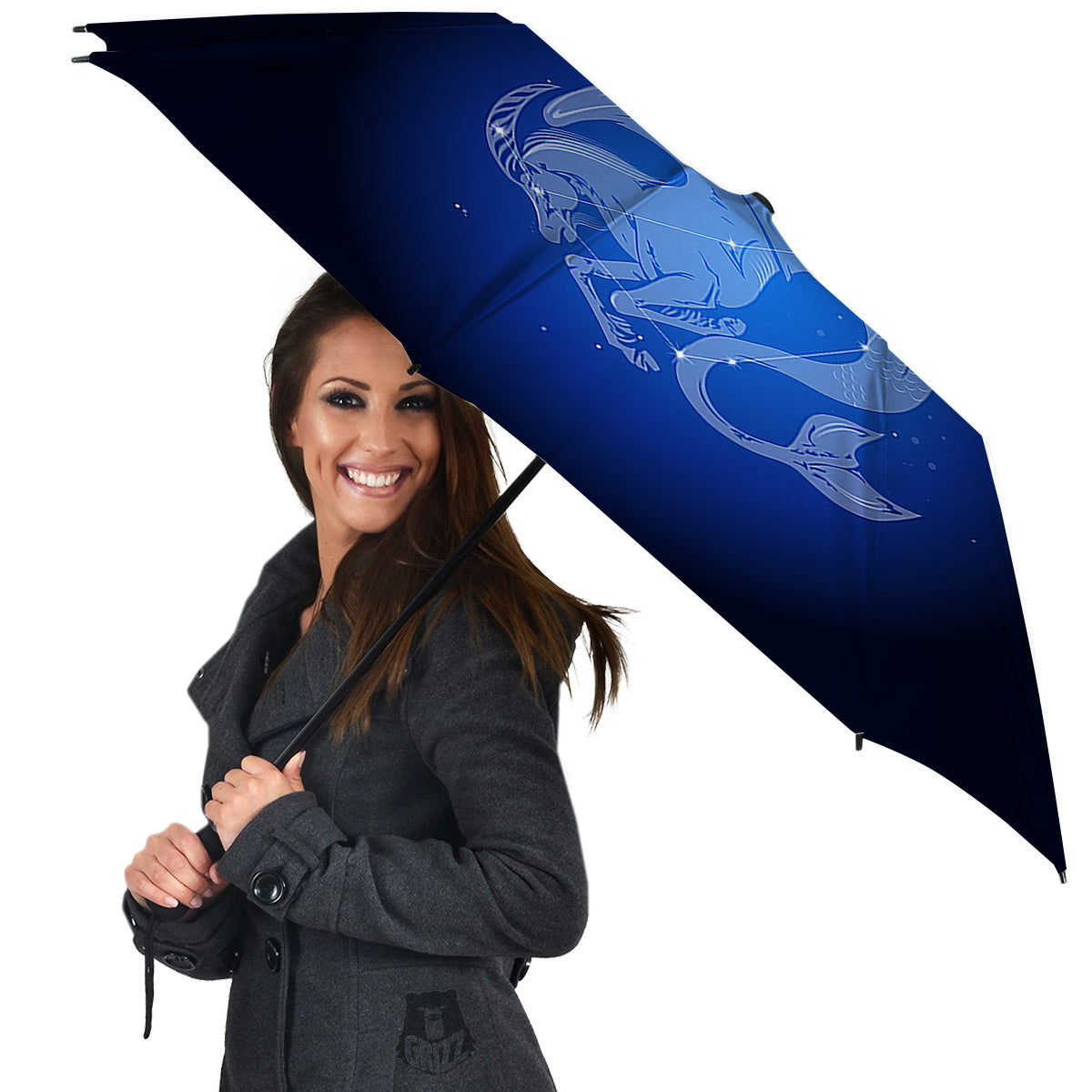 Capricorn Constellation Print Umbrella-grizzshop