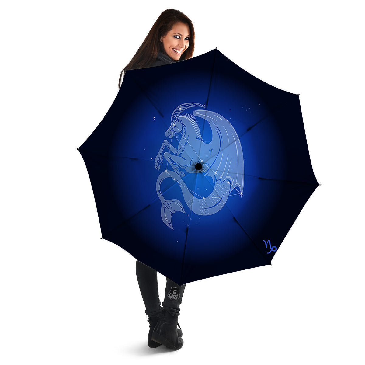 Capricorn Constellation Print Umbrella-grizzshop