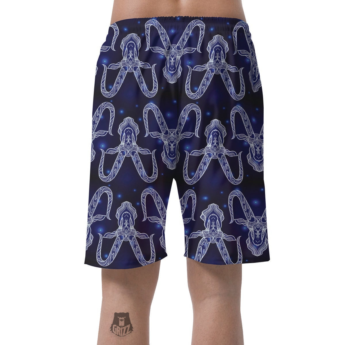 Capricorn Gothic Witch Men's Shorts-grizzshop