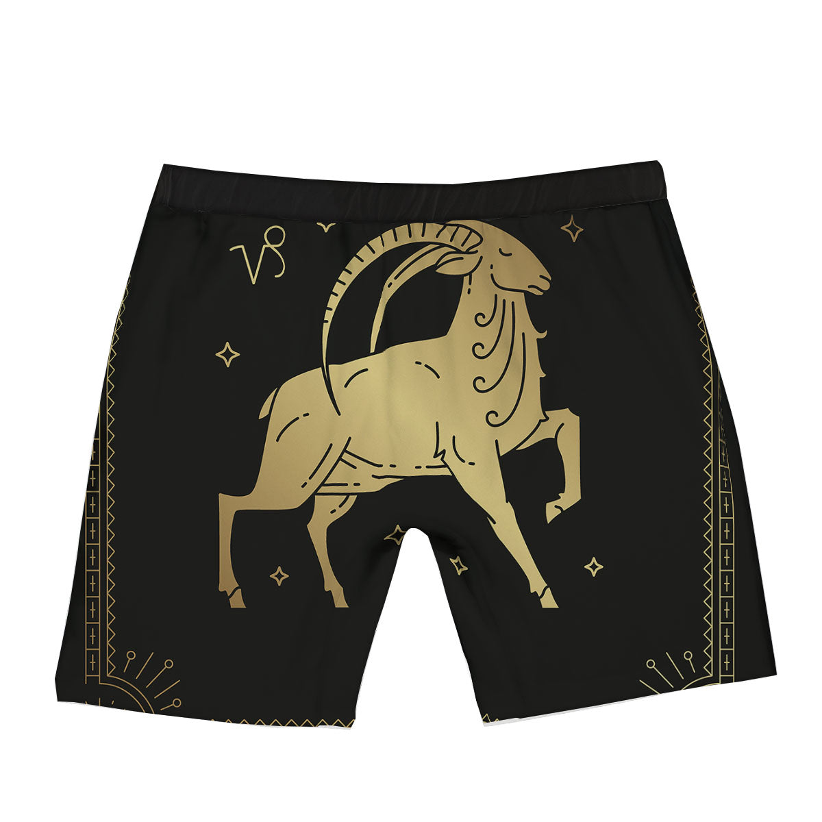 Capricorn Sign Astrological Print Boxer Briefs-grizzshop
