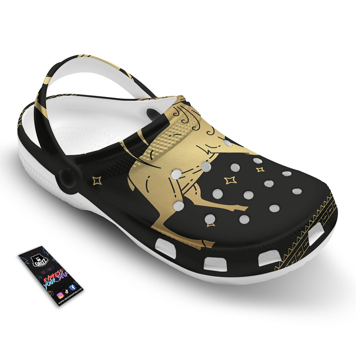 Capricorn Sign Astrological Print Clog-grizzshop