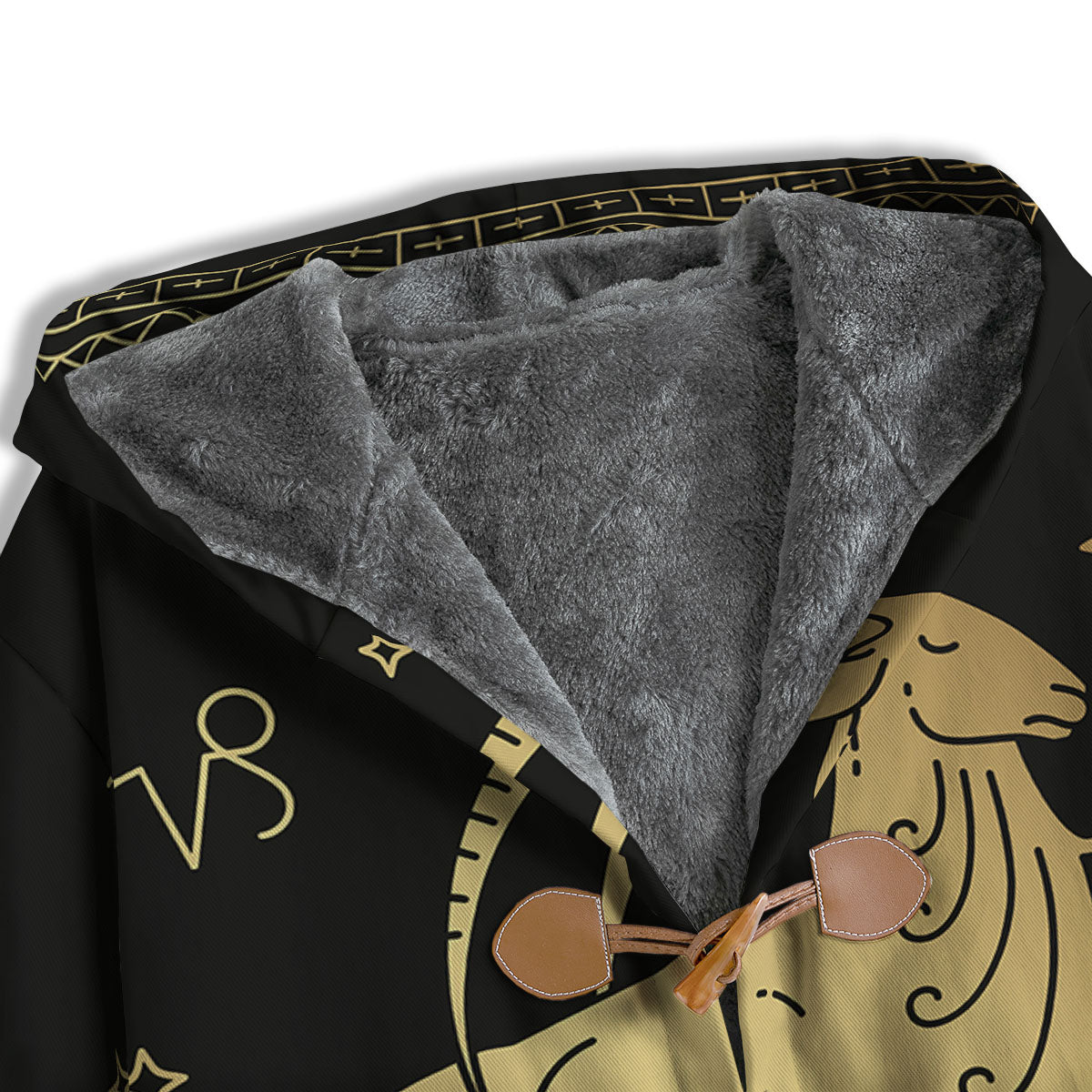 Capricorn Sign Astrological Print Men's Windbreaker Jacket-grizzshop