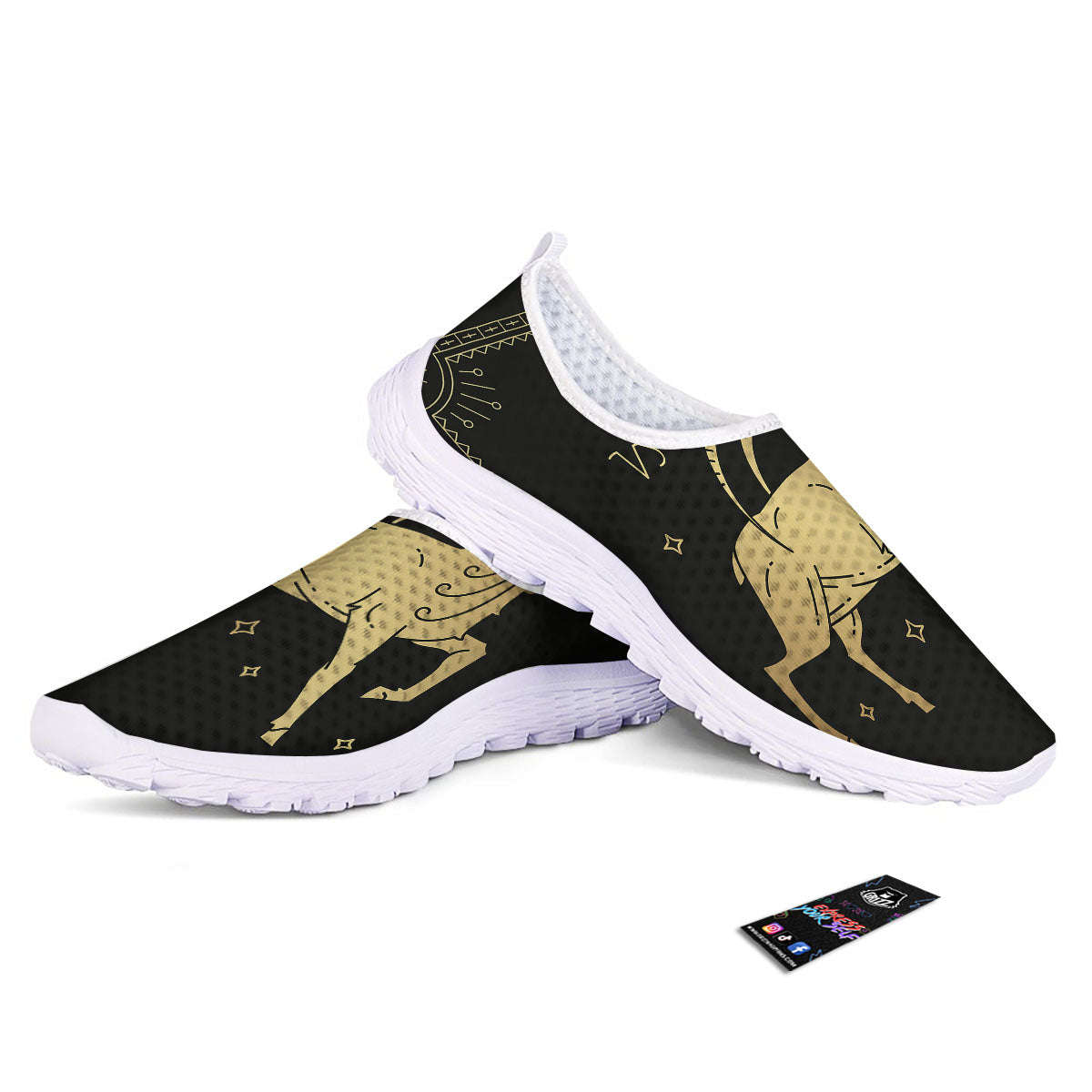 Capricorn Sign Astrological Print Nurse Shoes-grizzshop