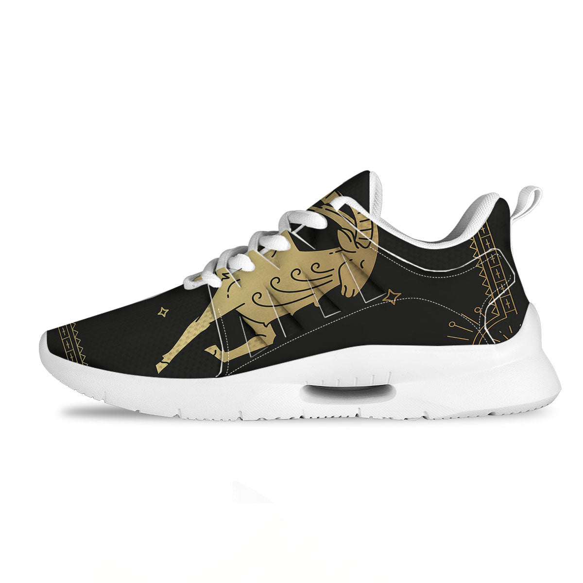 Capricorn Sign Astrological Print Tennis Shoes-grizzshop