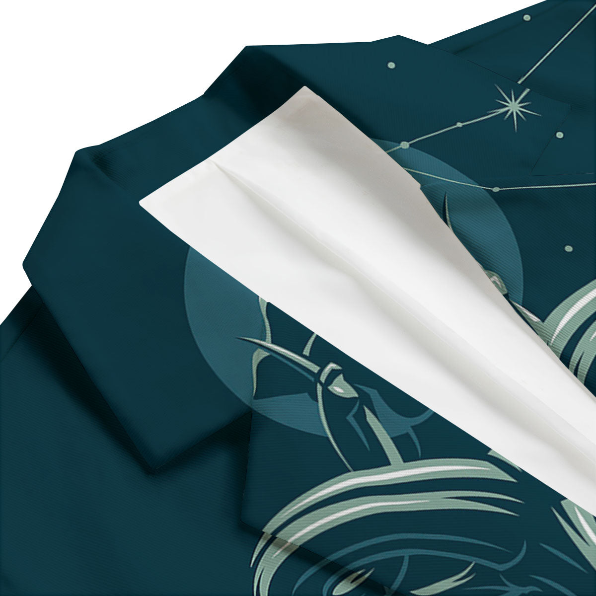 Capricorn Sign Astrology Print Men's Blazer-grizzshop