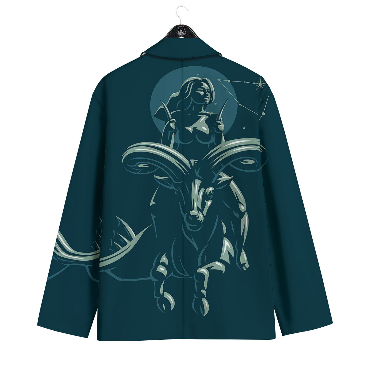 Capricorn Sign Astrology Print Men's Sport Coat-grizzshop