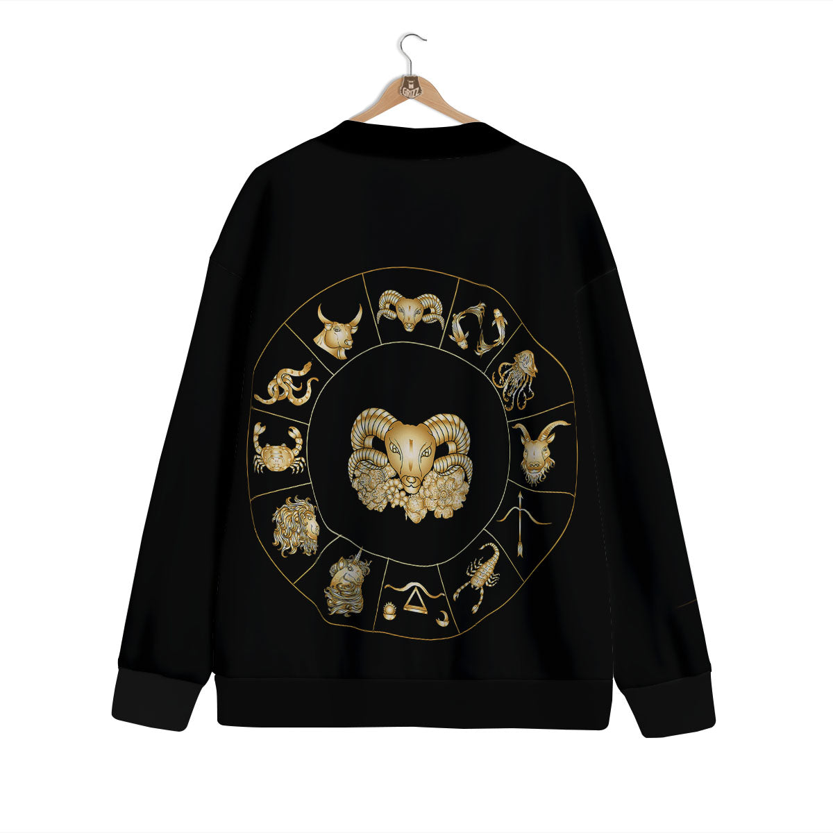 Capricorn Sign Fantasy Print Cardigan-grizzshop