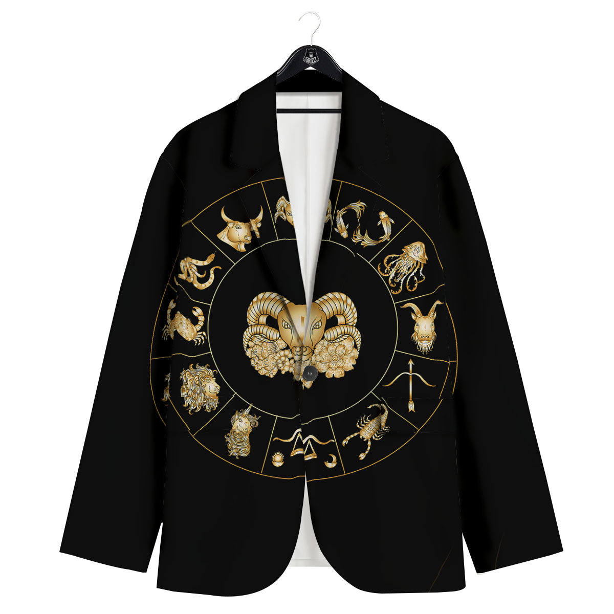 Capricorn Sign Fantasy Print Men's Sport Coat-grizzshop