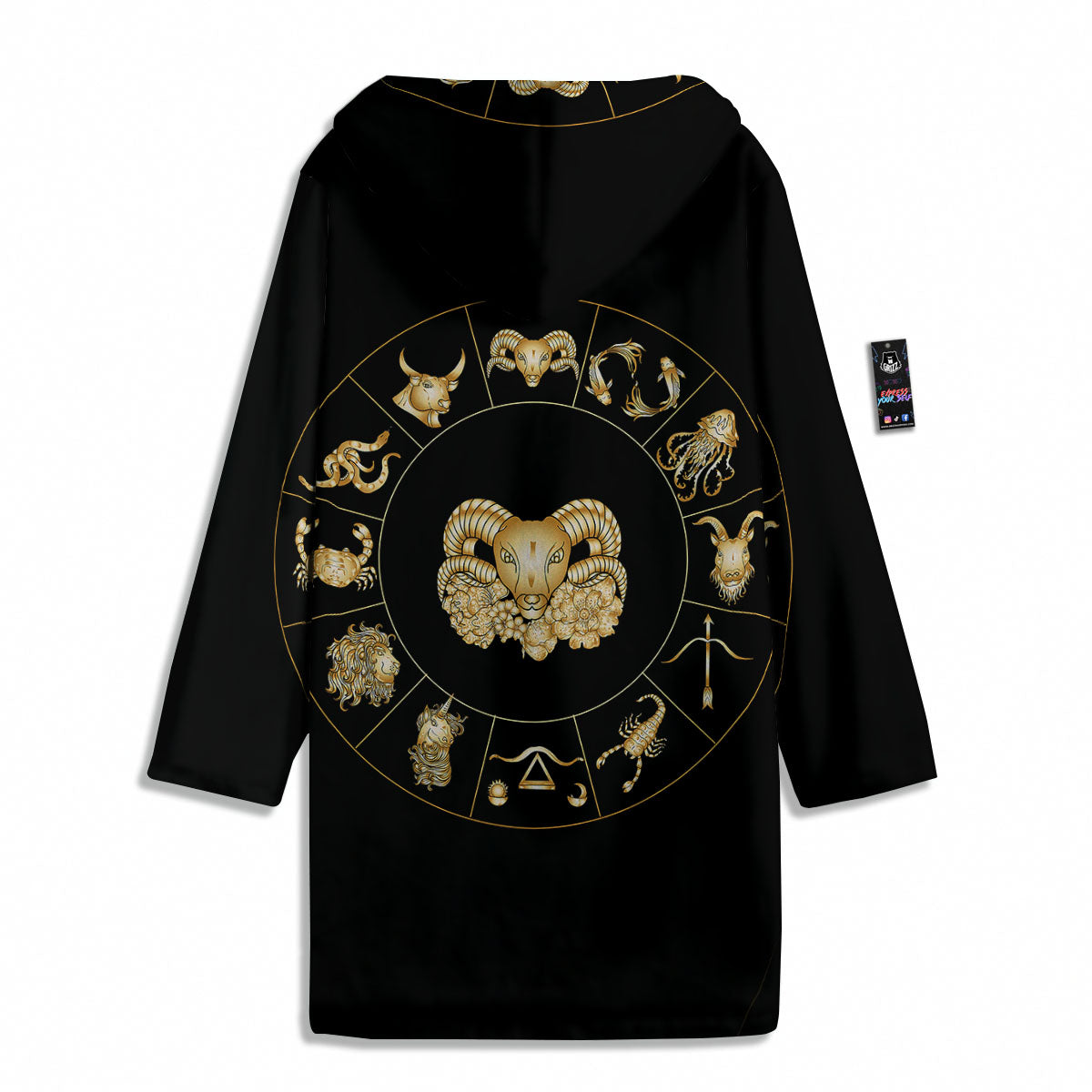 Capricorn Sign Fantasy Print Men's Windbreaker Jacket-grizzshop