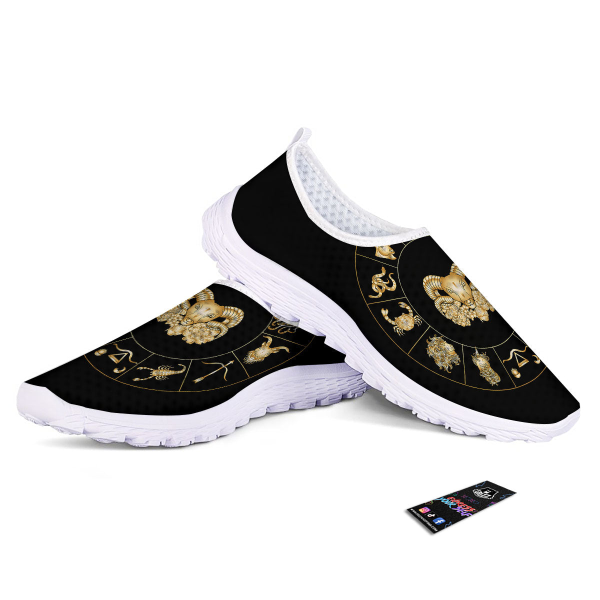 Capricorn Sign Fantasy Print Nurse Shoes-grizzshop