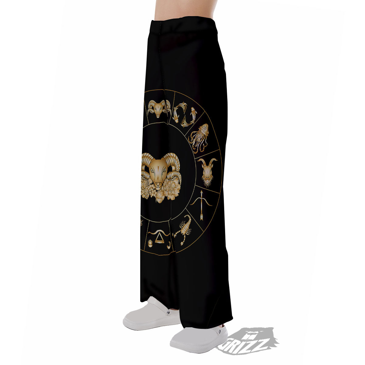 Capricorn Sign Fantasy Print Pajama Pants-grizzshop
