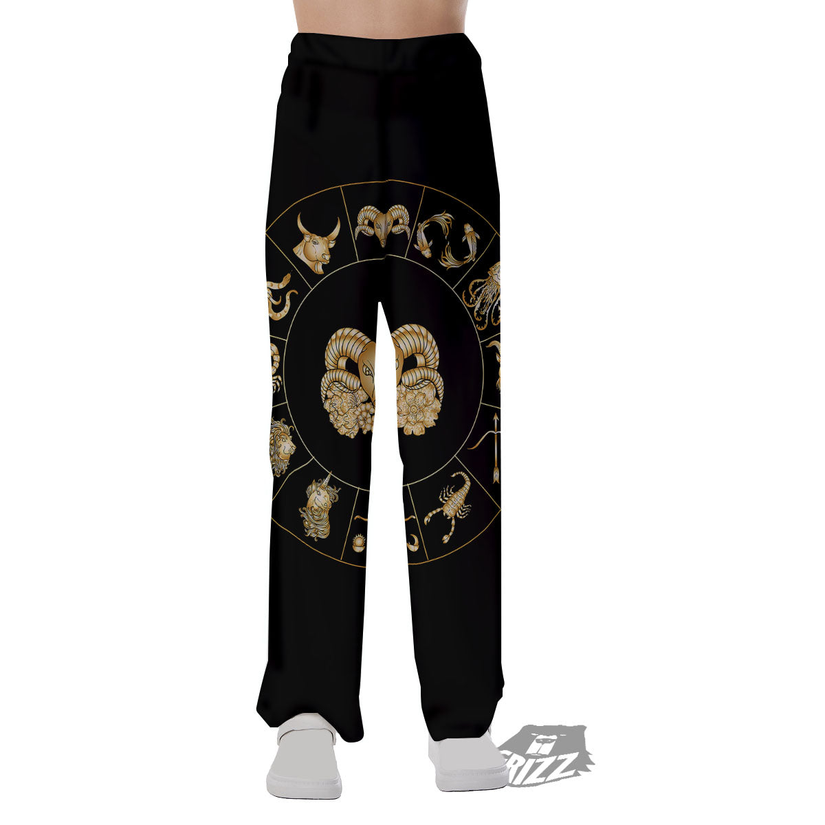 Capricorn Sign Fantasy Print Pajama Pants-grizzshop