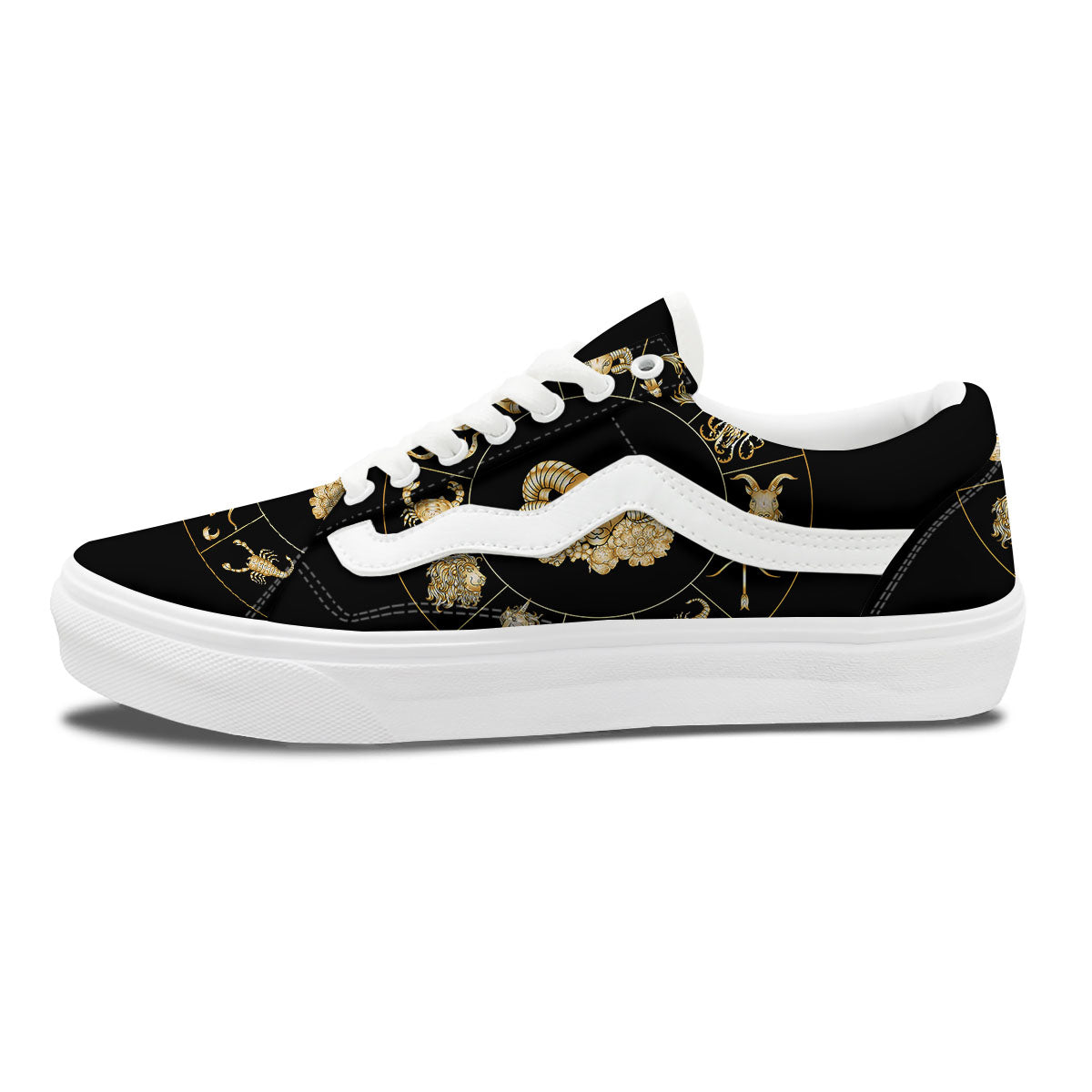 Capricorn Sign Fantasy Print Skate Shoes-grizzshop