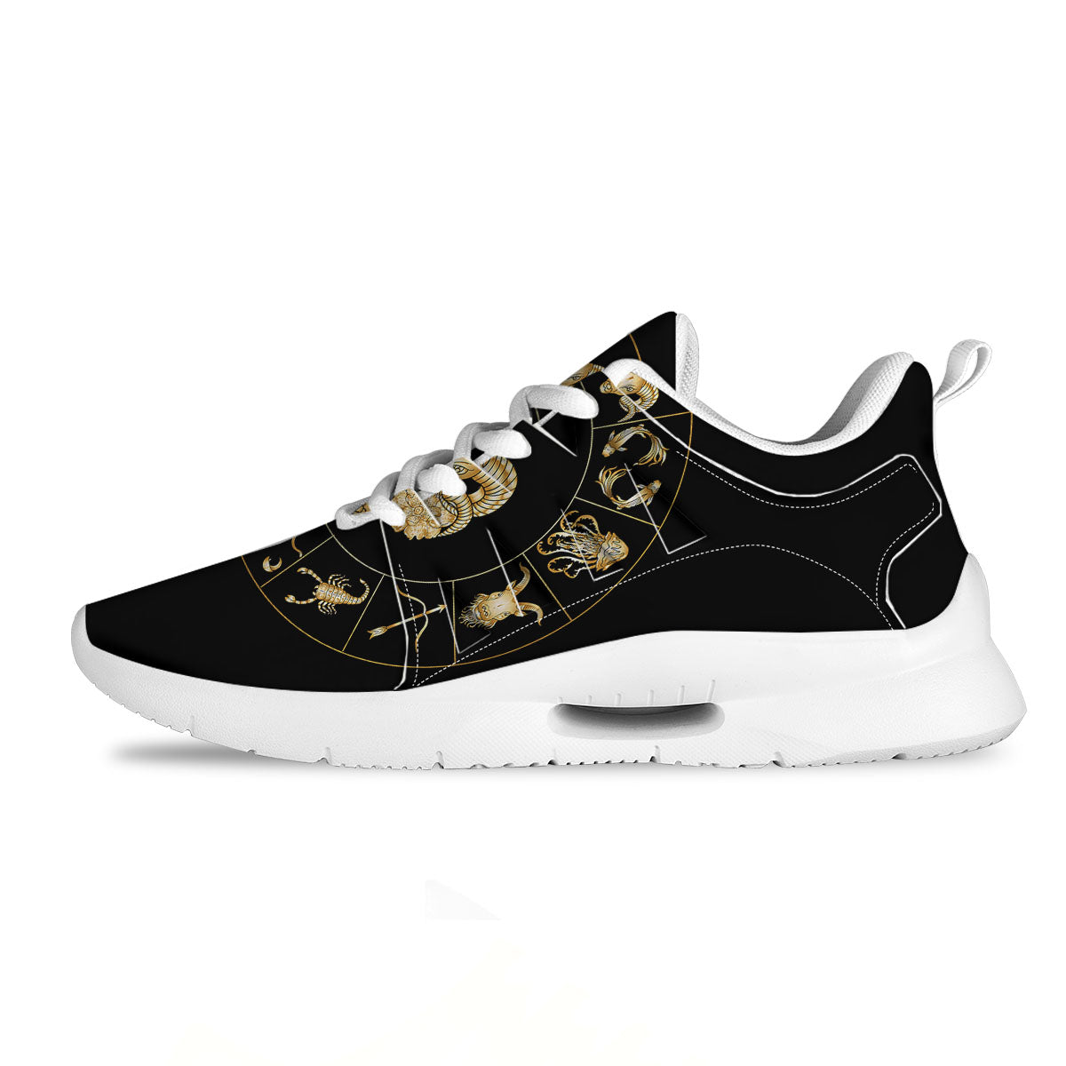 Capricorn Sign Fantasy Print Tennis Shoes-grizzshop