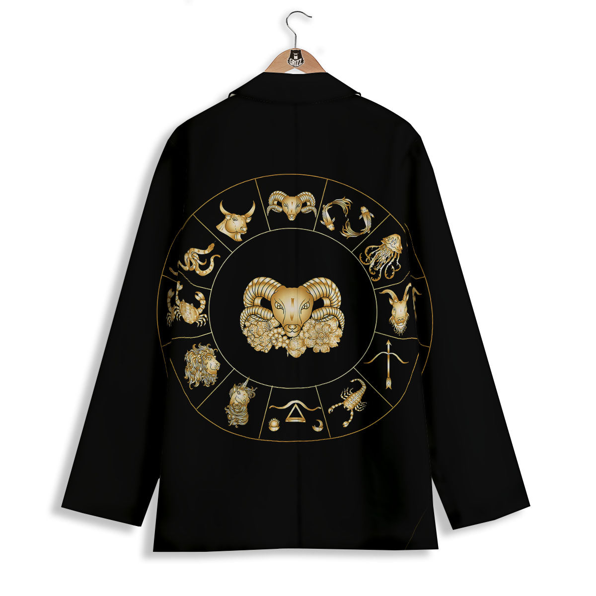 Capricorn Sign Fantasy Print Women's Blazer-grizzshop