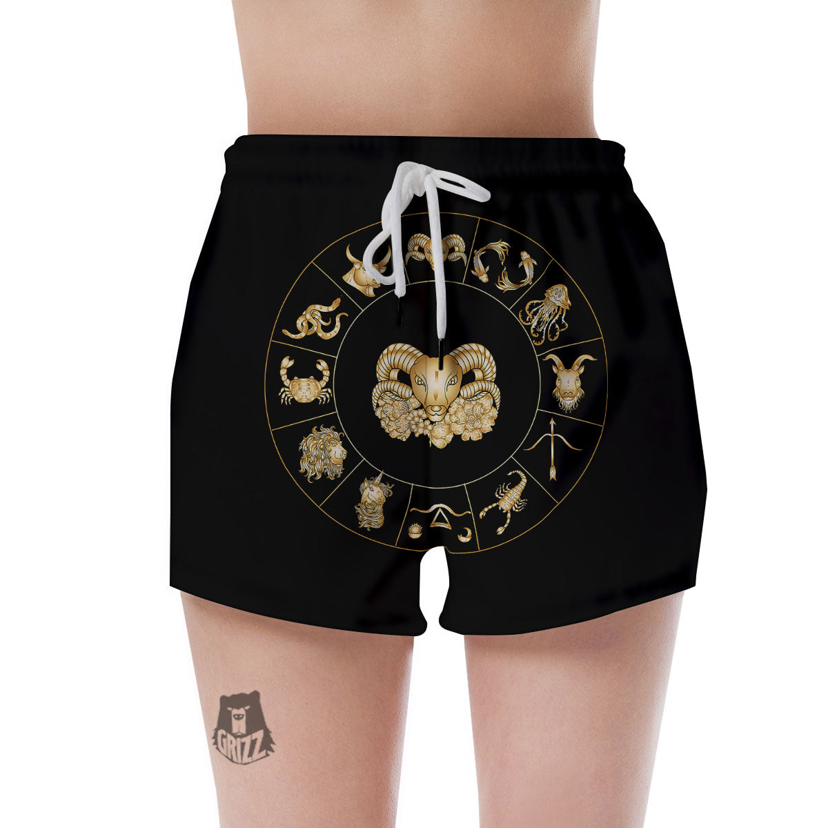 Capricorn Sign Fantasy Print Women's Shorts-grizzshop