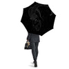 Capricorn Sign White And Black Print Umbrella-grizzshop