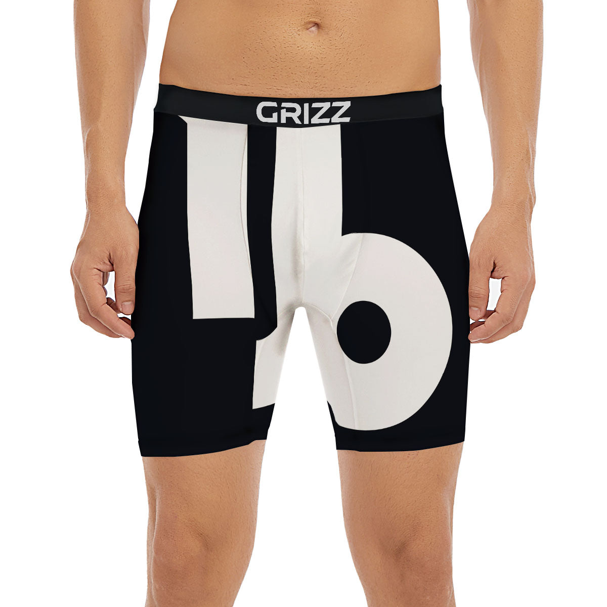 Capricorn Sign Zodiac White And Black Print Boxer Briefs-grizzshop