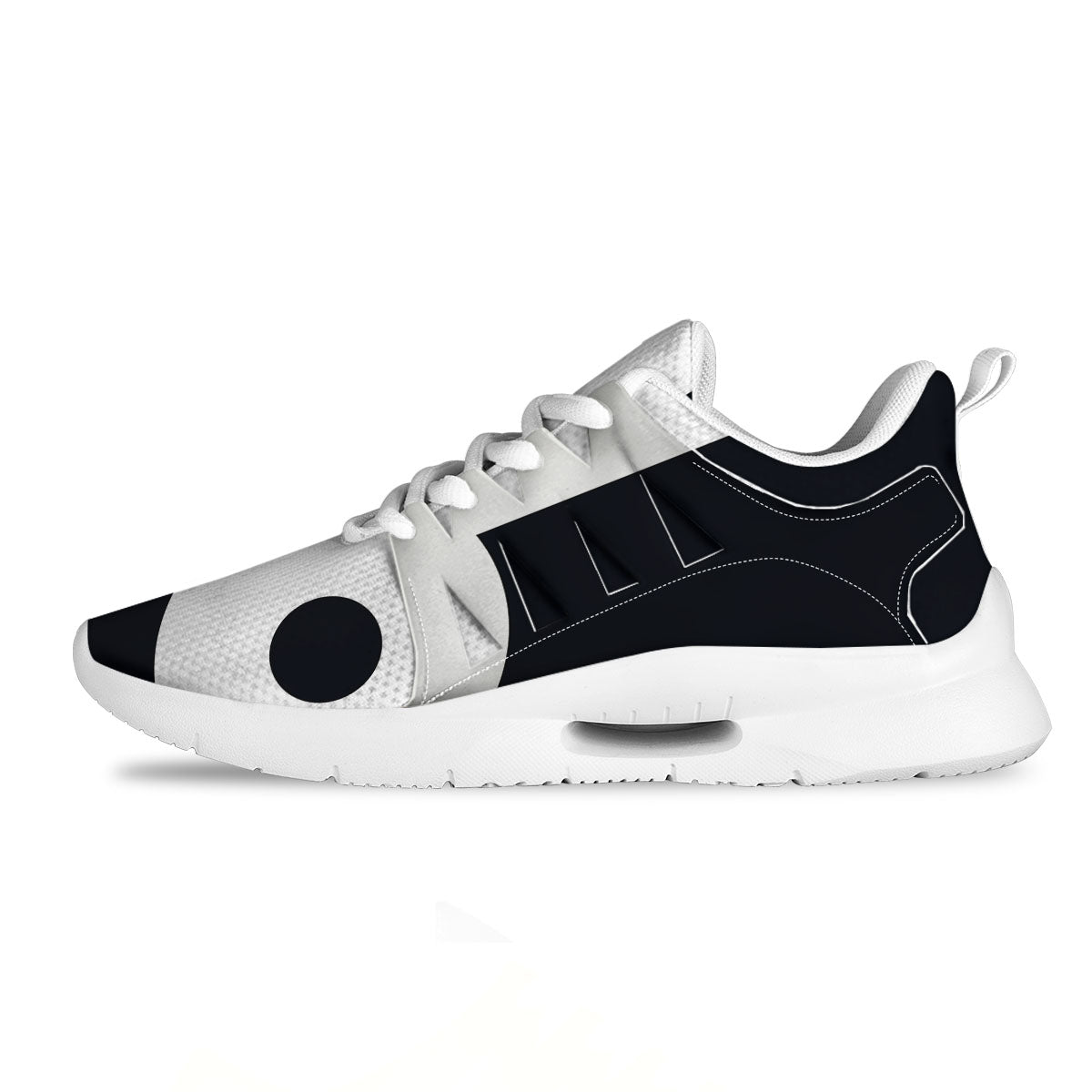 Capricorn Sign Zodiac White And Black Print Tennis Shoes-grizzshop