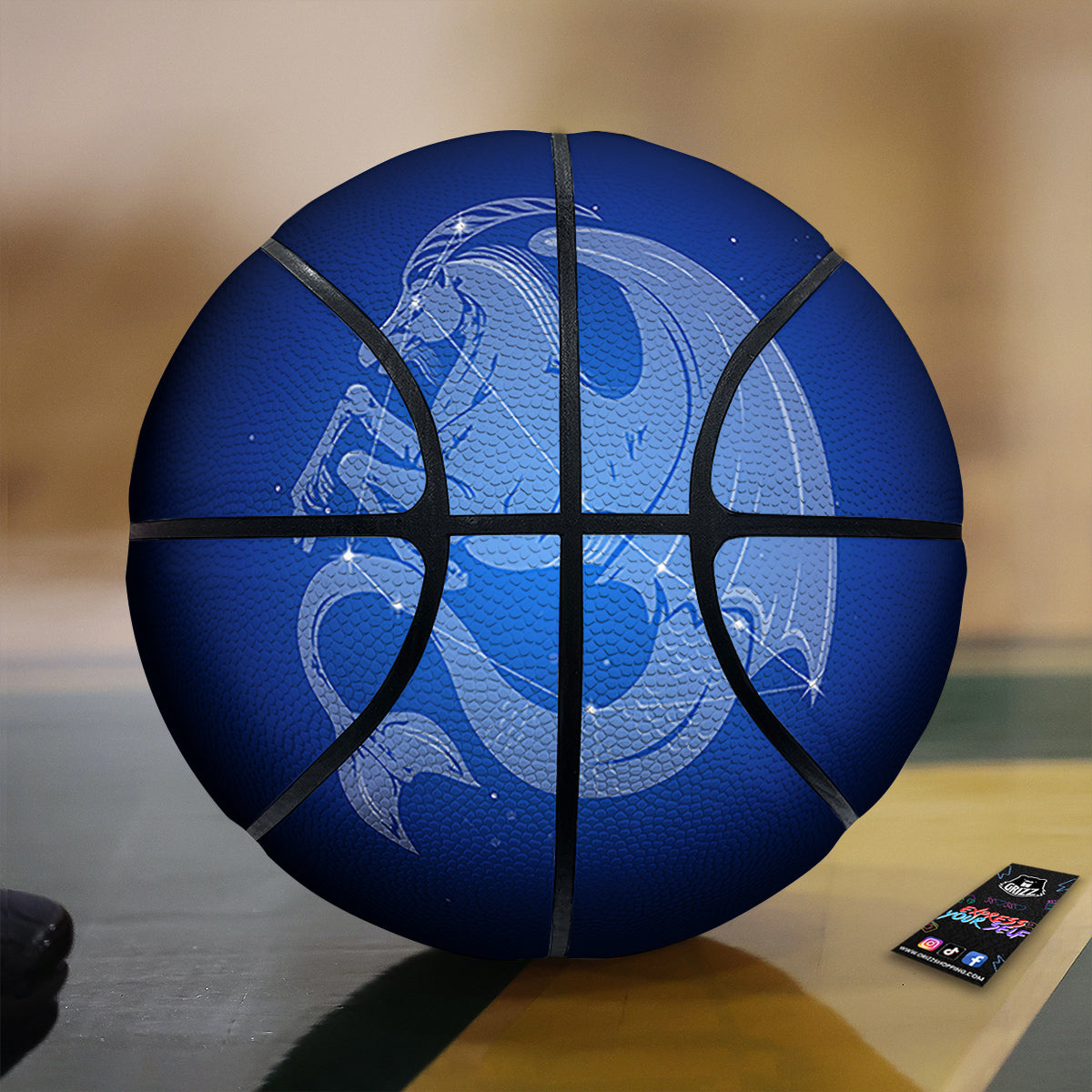 Capricorn Constellation Print Basketball