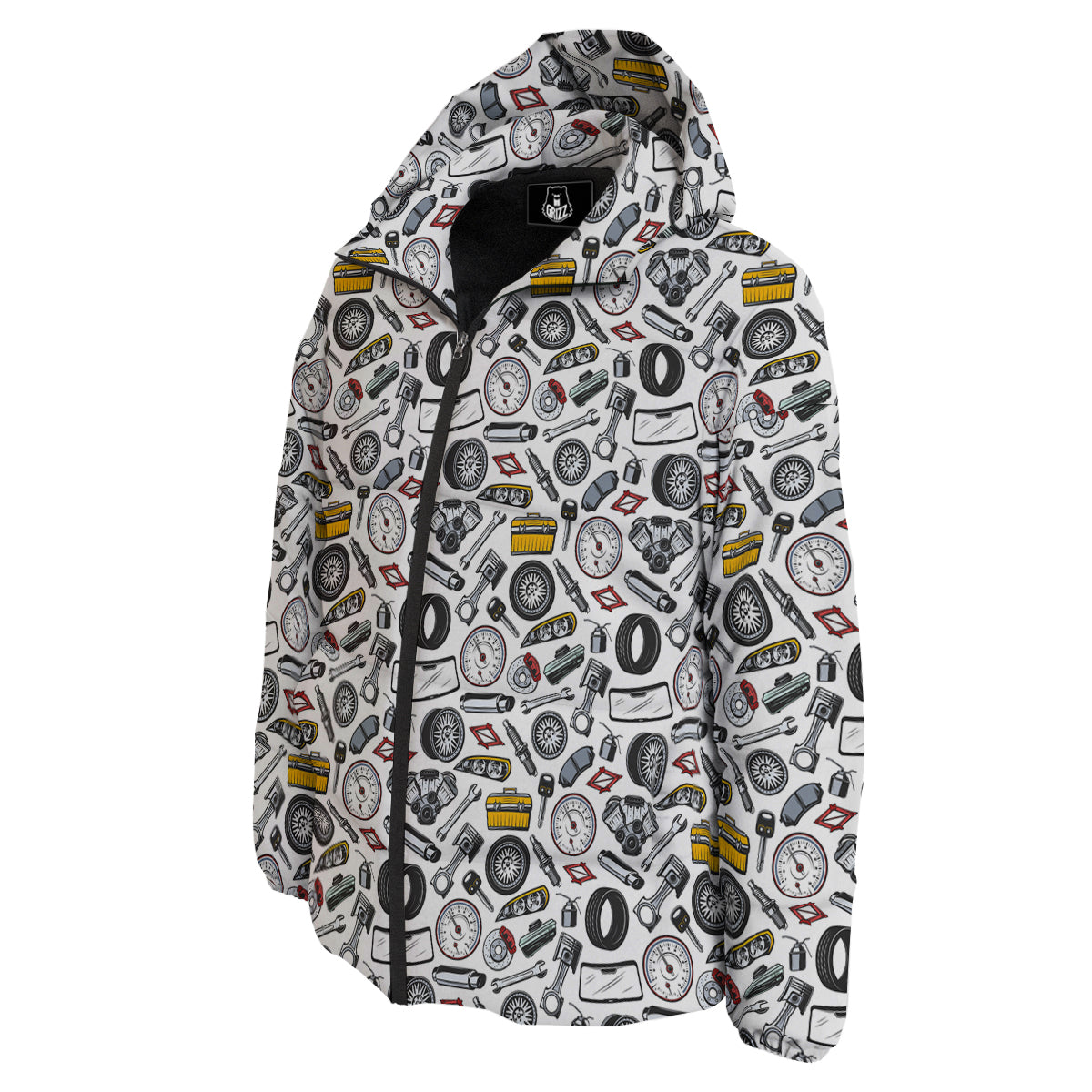 Car Vehicle Accessories Print Pattern Down Jacket-grizzshop