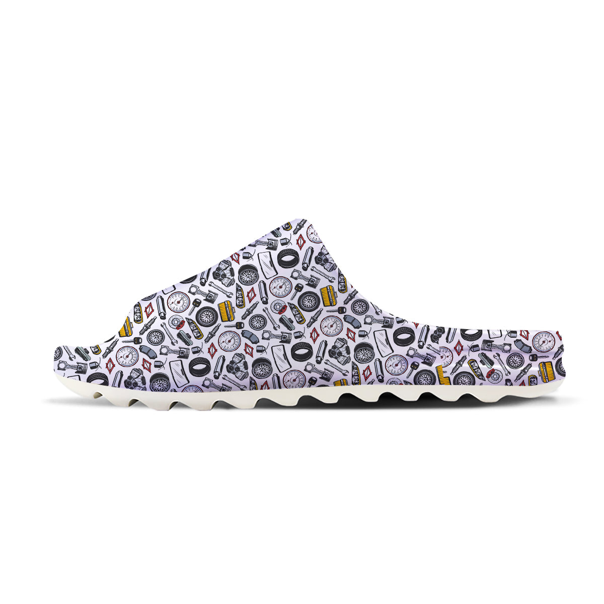 Car Vehicle Accessories Print Pattern Sandals-grizzshop