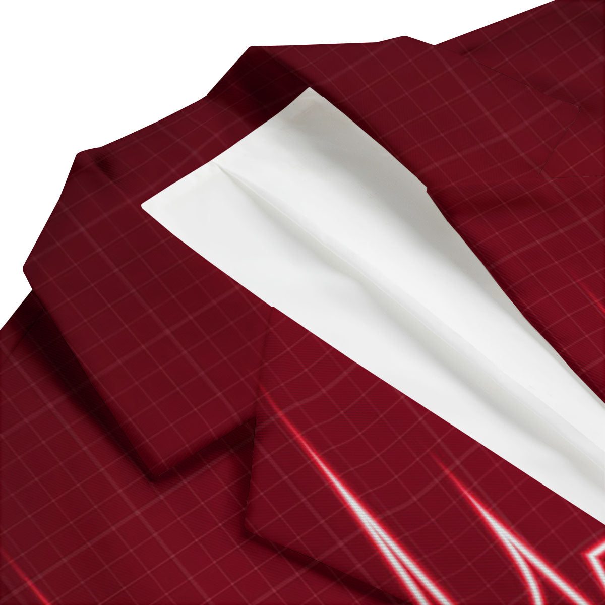 Cardiogram Heartbeat Print Men's Blazer-grizzshop