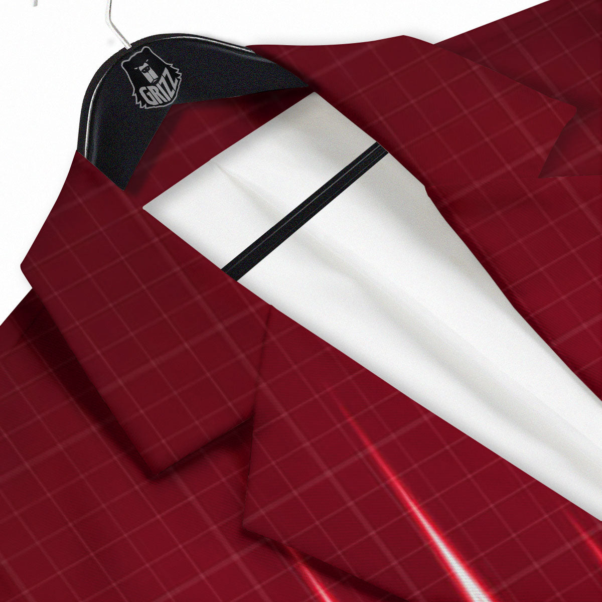 Cardiogram Heartbeat Print Men's Sport Coat-grizzshop
